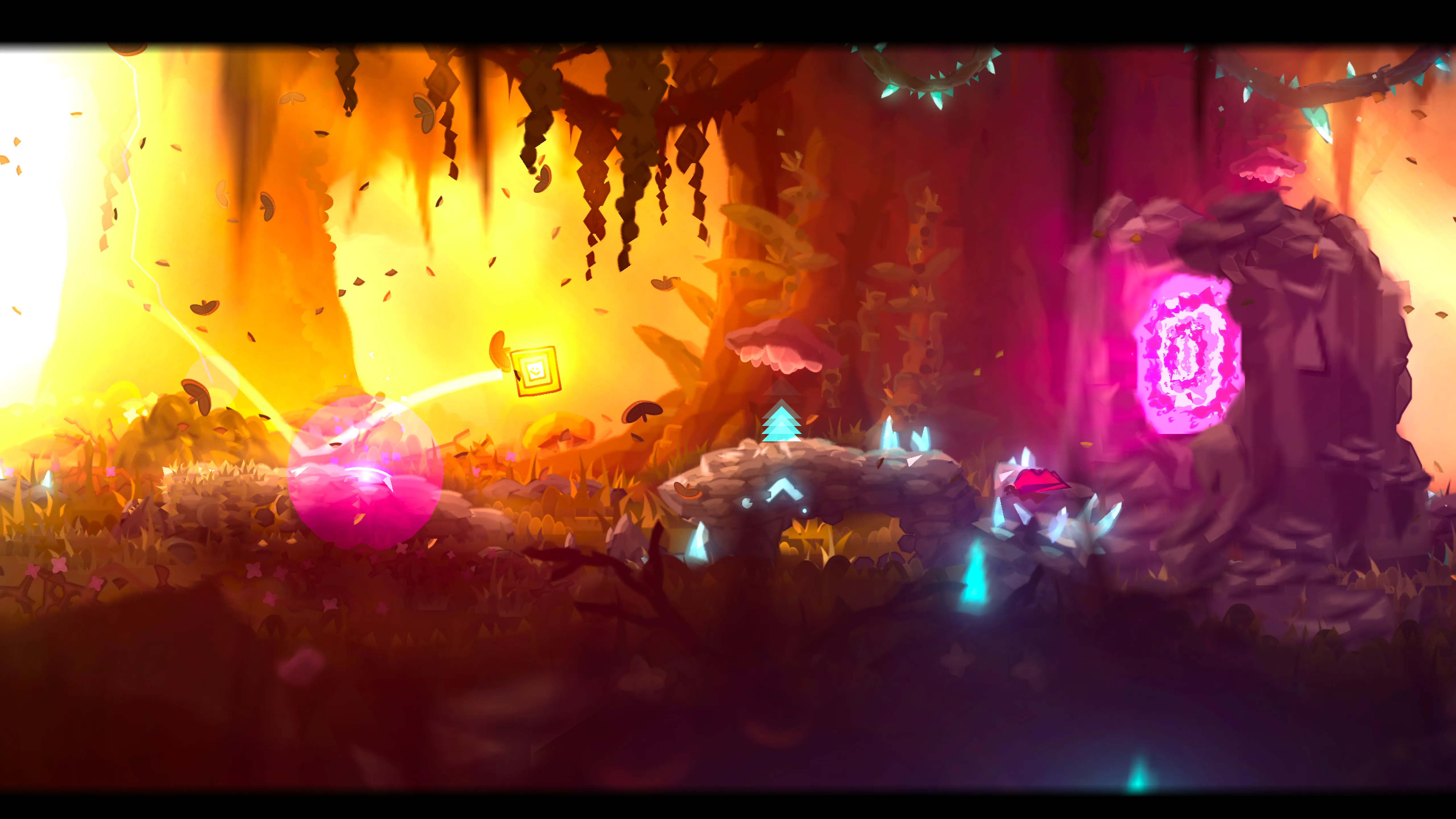 Screenshot of the level Emerald Realm